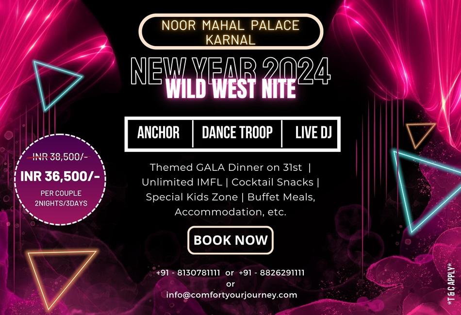 Book New Year Packages 2024 Near Delhi | New Year Party Near Delhi NCR